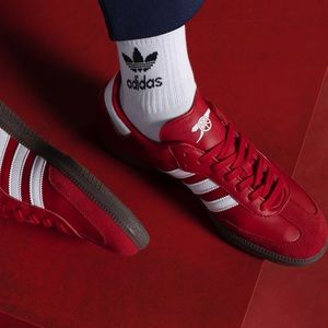NWOT Adidas Arsenal Sambas